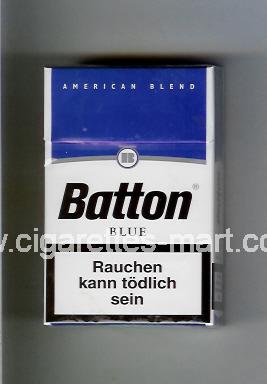 Batton (design 1) (American Blend / Blue) ( hard box cigarettes )