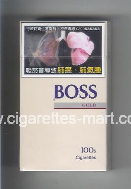 Boss (german version) (design 3A) (Gold) ( hard box cigarettes )