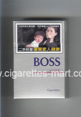 Boss (german version) (design 3A) (Silver) ( hard box cigarettes )