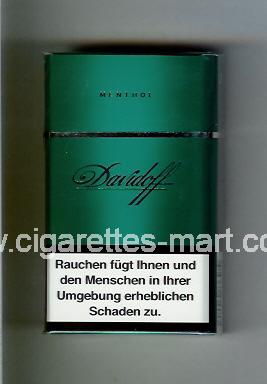 Davidoff (design 1) (Menthol) ( hard box cigarettes )