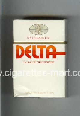 Delta (german version) (design 1) (Special Auslese) ( hard box cigarettes )