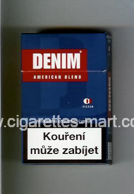 Denim (design 1) (American Blend) ( hard box cigarettes )