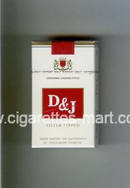 D&J (design 1) (Filter Tipped) ( hard box cigarettes )