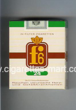 F 6 (german version) (design 1) (Filter) ( soft box cigarettes )