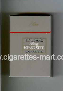 Fine Fare (King Size / Twenty / Filter) ( hard box cigarettes )