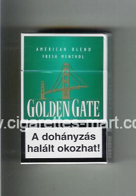 Golden Gate (german version) (design 1) (American Blend) (green) ( hard box cigarettes )