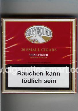 Greyhound (Small Cigars) (Ohne Filter / Selected Tobaccos) ( box cigarettes )