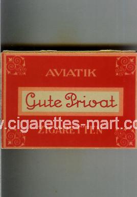Gute Privat Aviatik Zigaretten Box Cigarettes