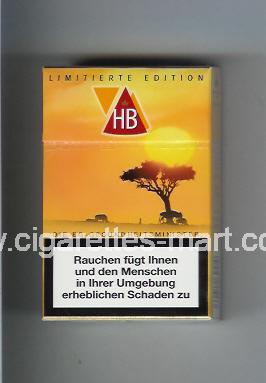 HB (german version) (collection design 2B) (Limitierte Edition) ( hard box cigarettes )
