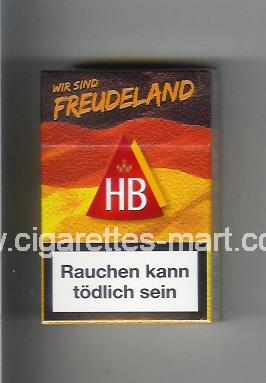 HB (german version) (collection design 3) (Wir Sind Freudeland) ( hard box cigarettes )