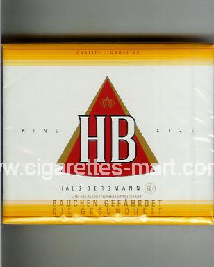 HB (german version) (design 2) ( box cigarettes )