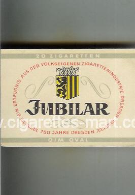 Jubilar (design 1) (O/M Oval) ( box cigarettes )
