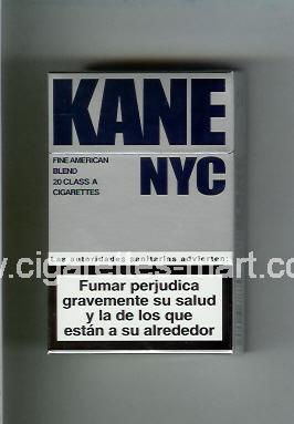 Kane NYC (Fine American Blend) ( hard box cigarettes )