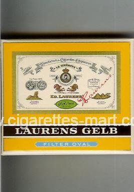 Laurens (german version) (design 2) Gelb (Filter Oval) ( box cigarettes )