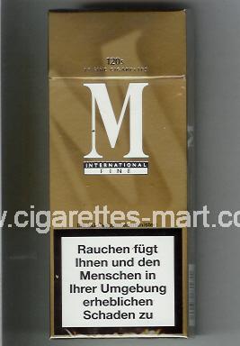 M (german version) (International / Fine) ( hard box cigarettes )