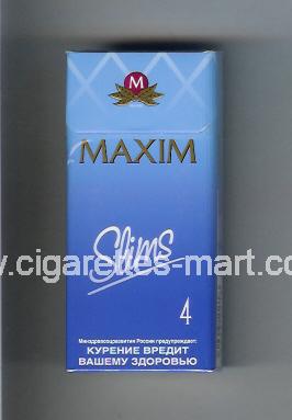 Maxim (german version) (design 4) (Slims 4) ( hard box cigarettes )