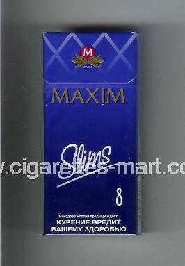 Maxim (german version) (design 4) (Slims 8) ( hard box cigarettes )