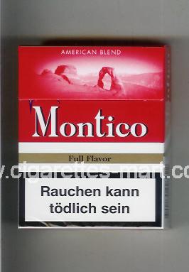 Montico Full Flavor American Blend Hard Box Cigarettes