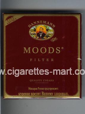 Moods (german version) (design 1) Dannemann (Filter) ( box cigarettes )