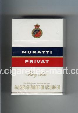 Muratti (german version) (design 5) Privat ( hard box cigarettes )