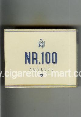 NR.100 (Auslese) ( box cigarettes )
