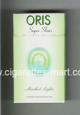 Oris (design 1) (Super Slims / Menthol Lights / Premium American Blend) ( hard box cigarettes )