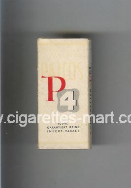 P 4 (german version) (design 1) ( hard box cigarettes )