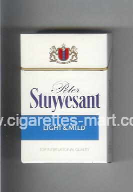 Peter Stuyvesant (design 1) (Light & Mild) ( hard box cigarettes )