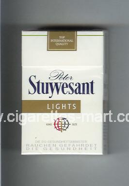 Peter Stuyvesant (design 4) (Lights) ( hard box cigarettes )