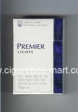 Premier (german version) (design 1) (Lights) ( hard box cigarettes )