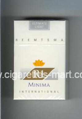 R 1 (design 2) (Minima / Ultimate Light / International) ( hard box cigarettes )