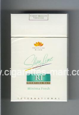R 1 (design 3) (American Blend / Slim Line / Minima Fresh / International) ( hard box cigarettes )