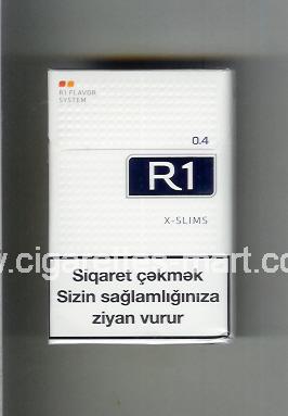 R 1 (design 6) (0,4 / X-Slim) ( hard box cigarettes )