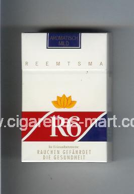 R 6 (design 7) (Aromatisch Mild) ( hard box cigarettes )