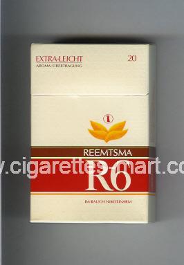 R 6 (design 8B) (Extra - Leicht) ( hard box cigarettes )