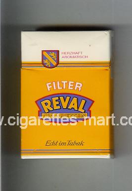 Reval (design 1) (Filter / Cigaretten / Echt im Tabak) ( hard box cigarettes )