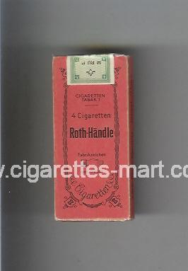 Roth-Handle ( hard box cigarettes )