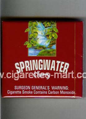 Springwater (design 1) (Cherry) ( box cigarettes )