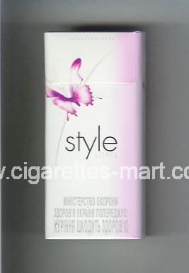 Style (german version) (design 2) (Selection Rose / Slims) ( hard box cigarettes )