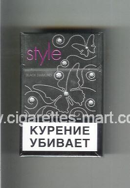 Style (german version) (design 3) (Black Diamond) ( hard box cigarettes )