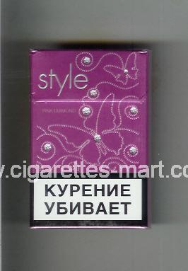Style (german version) (design 3) (Pink Diamond) ( hard box cigarettes )