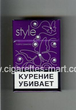 Style (german version) (design 3) (Purple Diamond) ( hard box cigarettes )