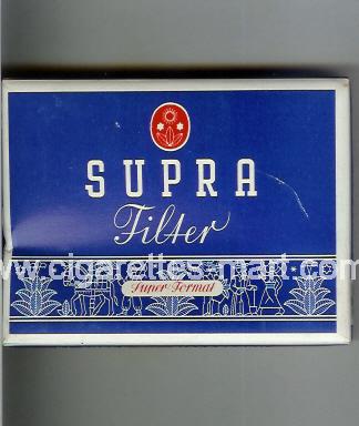 Supra (design 1A) (Filter / Super Format) ( box cigarettes )