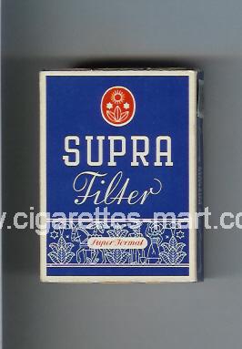 Supra (design 1A) (Filter / Super Format) ( hard box cigarettes )
