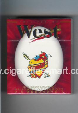 West (collection design 10A) (Full Flavor) ( hard box cigarettes )