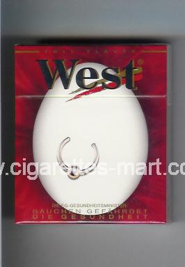 West (collection design 10B) (Full Flavor) ( hard box cigarettes )