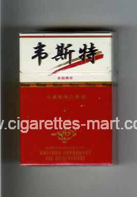 West (collection design 12B) (T) ( hard box cigarettes )