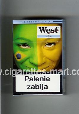 West (collection design 13B) (Edition 2006 / Ice) ( hard box cigarettes )