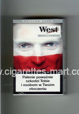 West (collection design 13D) (Edition 2006 / Silver) ( hard box cigarettes )