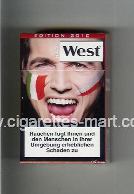West (collection design 13I) (Edition 2010 / Red) ( hard box cigarettes )